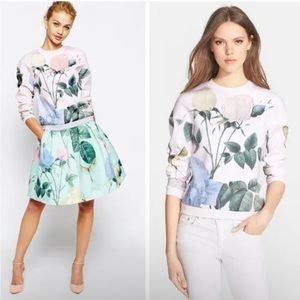 TedBaker Floral sweatshirt